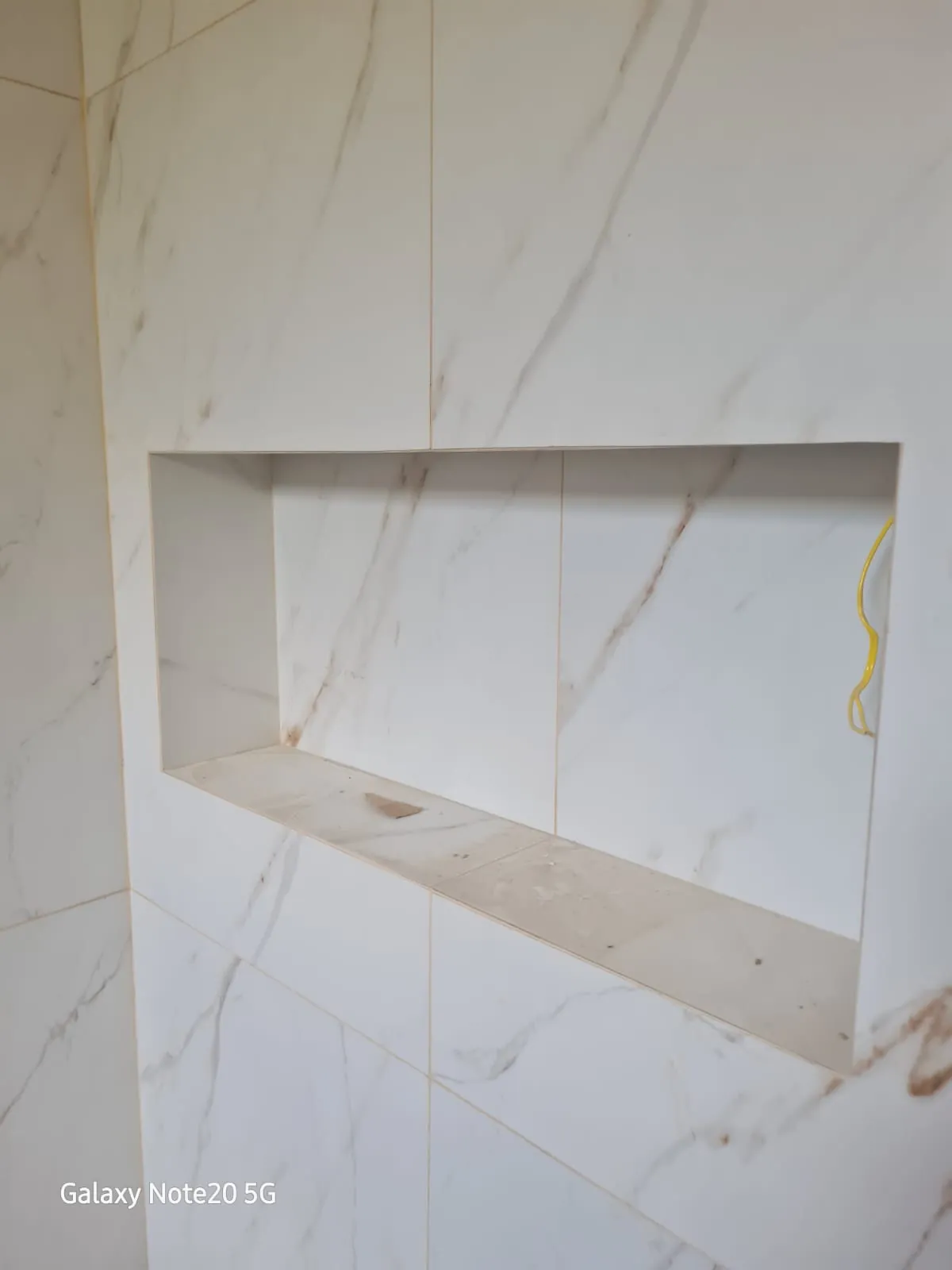 Banheiros - obra em andamento
